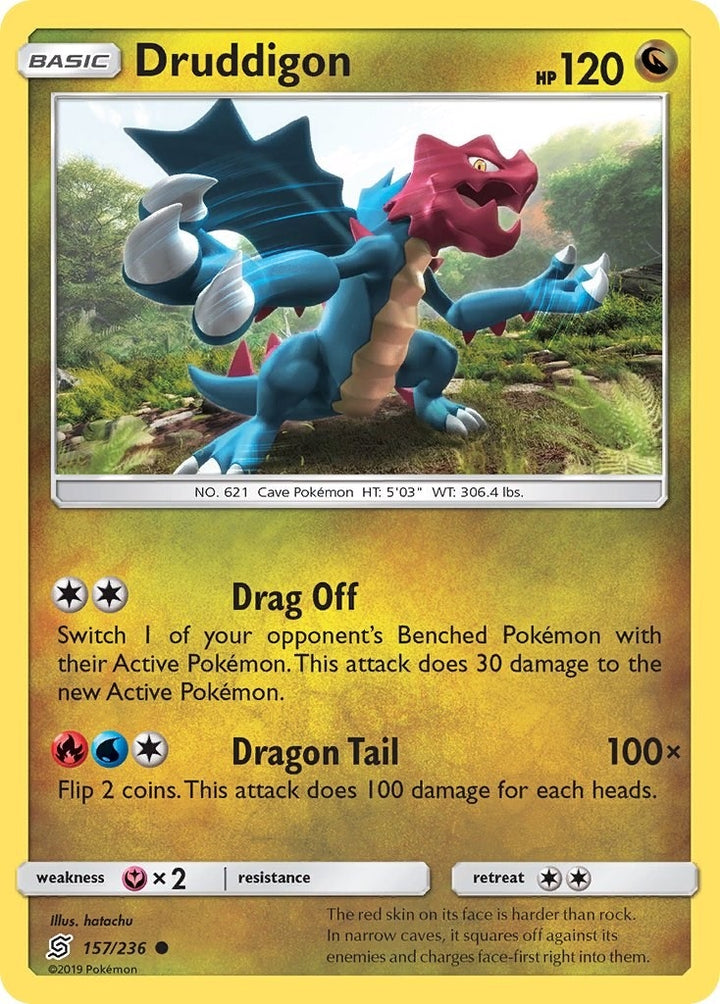 Image for Druddigon (157/236) (SM11) - Pokemon