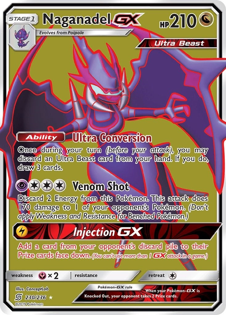 Image for Naganadel GX (Full Art) (230/236) (SM11) - Pokemon