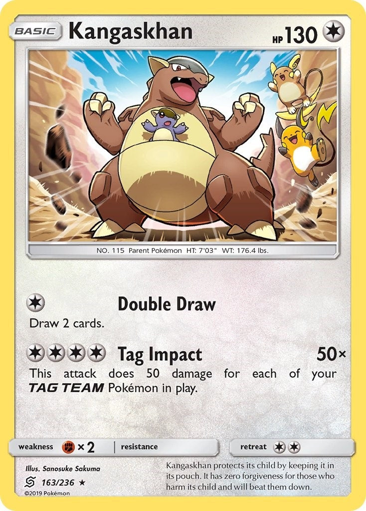 Image for Kangaskhan (163/236) (SM11) - Pokemon