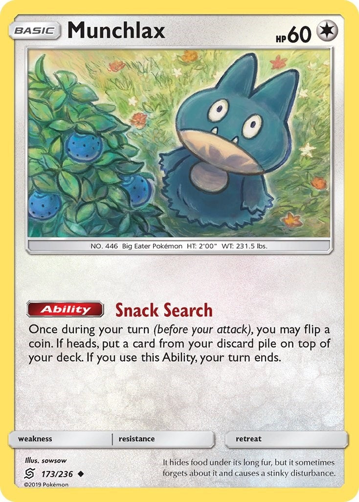 Image for Munchlax (173/236) (SM11) - Pokemon