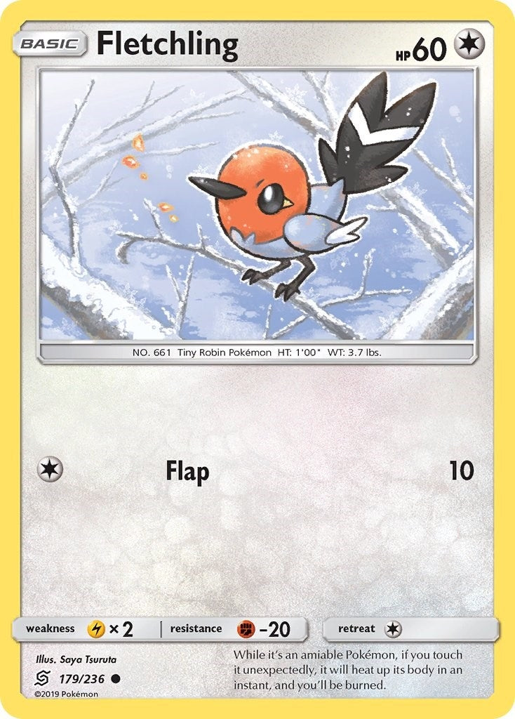 Image for Fletchling (179/236) (SM11) - Pokemon