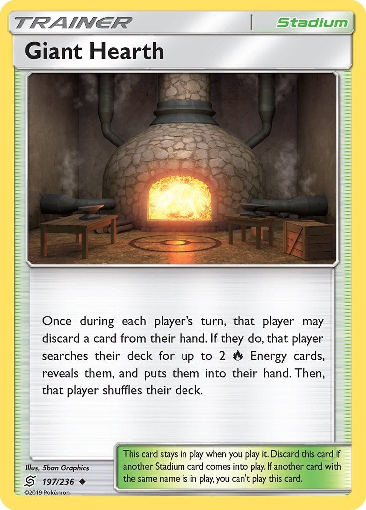 Image for Giant Hearth (197/236) (SM11) - Pokemon