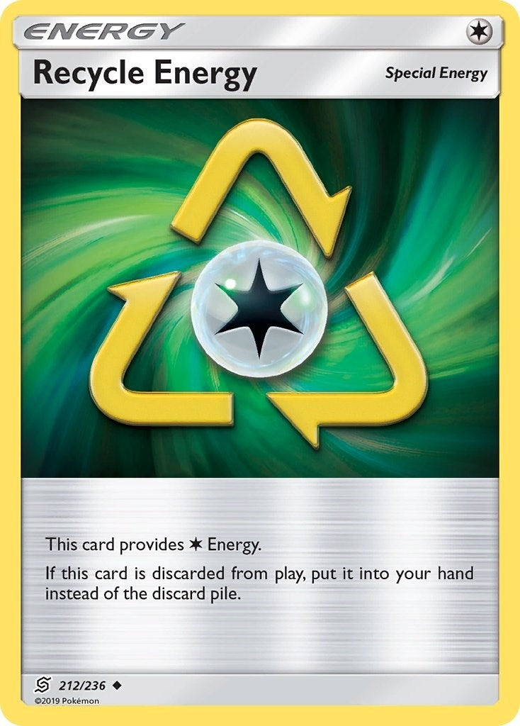 Image for Recycle Energy (212/236) (SM11) - Pokemon