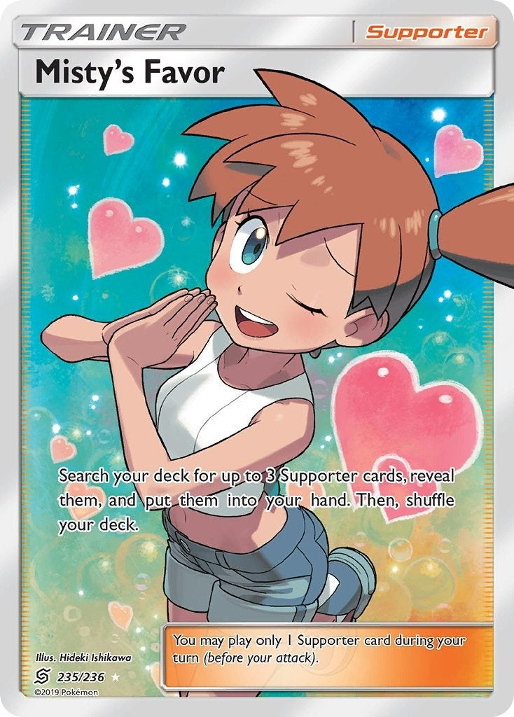 Image for Misty's Favor (Full Art) (235/236) (SM11) - Pokemon