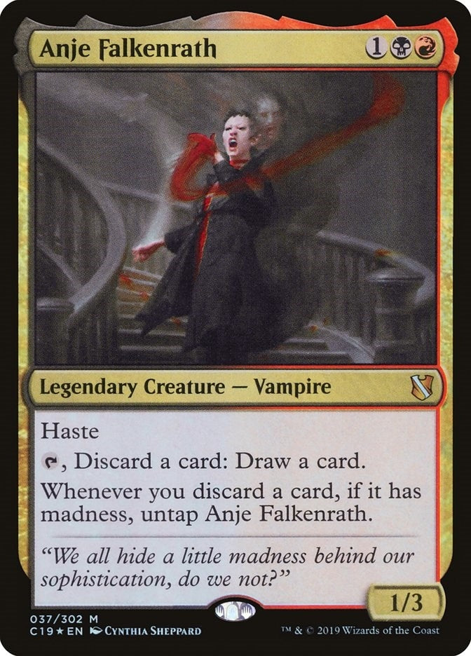 Image for Anje Falkenrath (37) (C19) - Magic: The Gathering