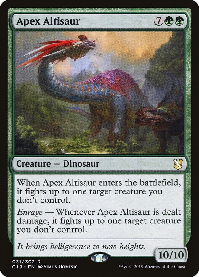 Image for Apex Altisaur (31) (C19) - Magic: The Gathering