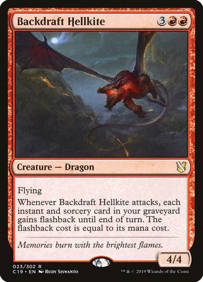 Image for Backdraft Hellkite (23) (C19) - Magic: The Gathering