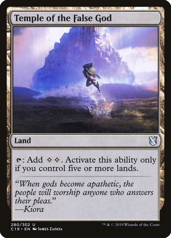 Image for Temple of the False God (280) (C19) - Magic: The Gathering