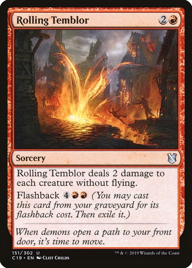 Image for Rolling Temblor (151) (C19) - Magic: The Gathering