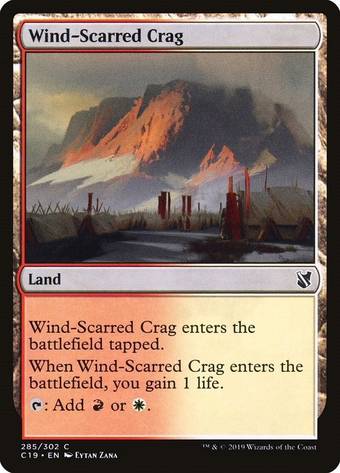 Image for Wind-Scarred Crag (285) (C19) - Magic: The Gathering