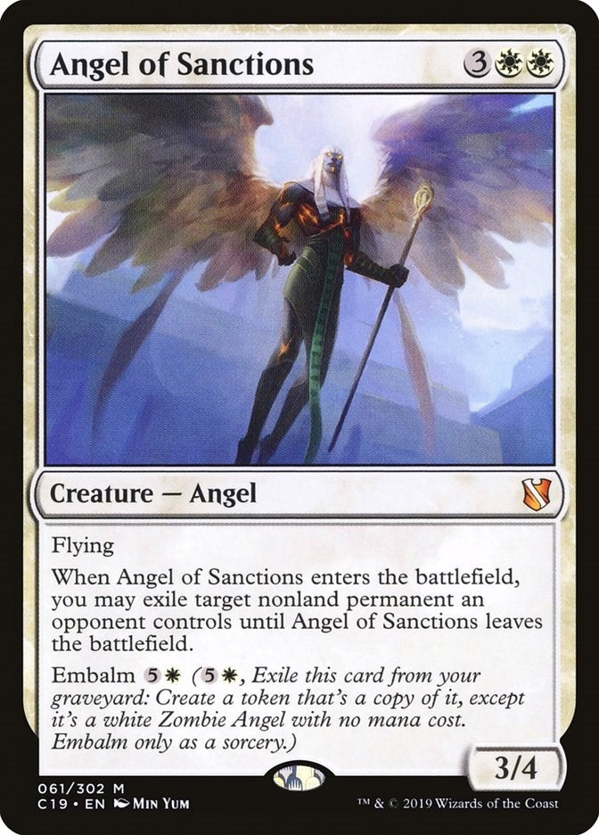 Image for Angel of Sanctions (61) (C19) - Magic: The Gathering