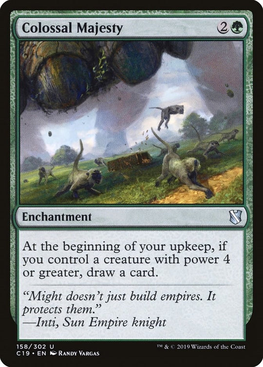 Image for Colossal Majesty (158) (C19) - Magic: The Gathering