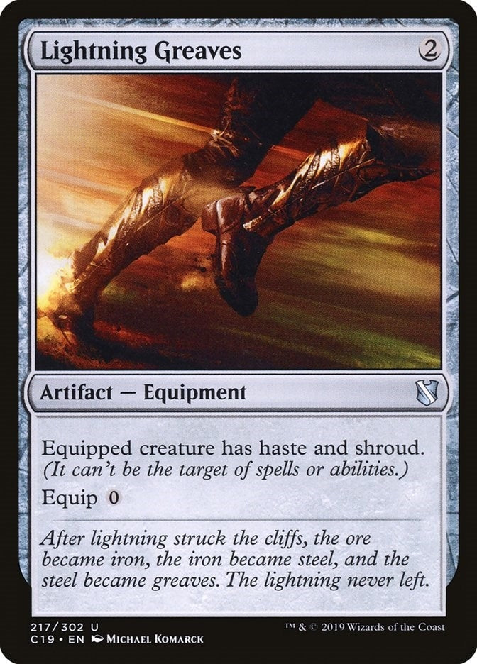 Image for Lightning Greaves (217) - Magic: The Gathering