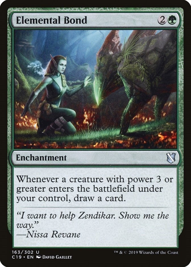 Image for Elemental Bond (163) - Magic: The Gathering
