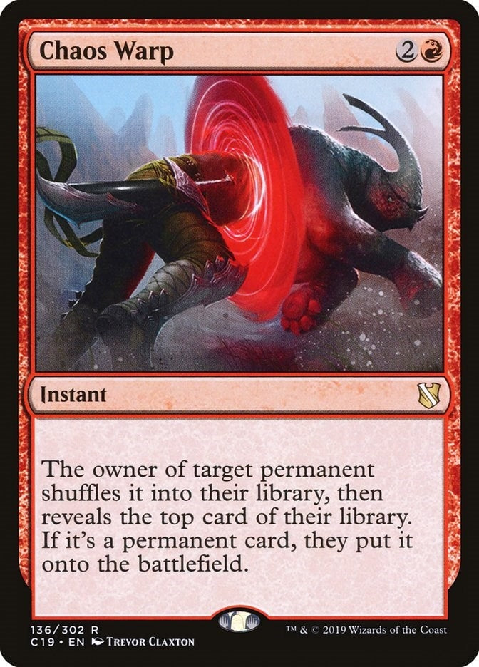 Image for Chaos Warp (136) - Magic: The Gathering