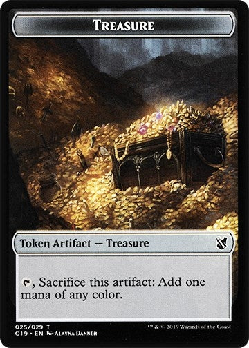Image for Treasure // Human Double-Sided Token (25 // 3) - Magic: The Gathering