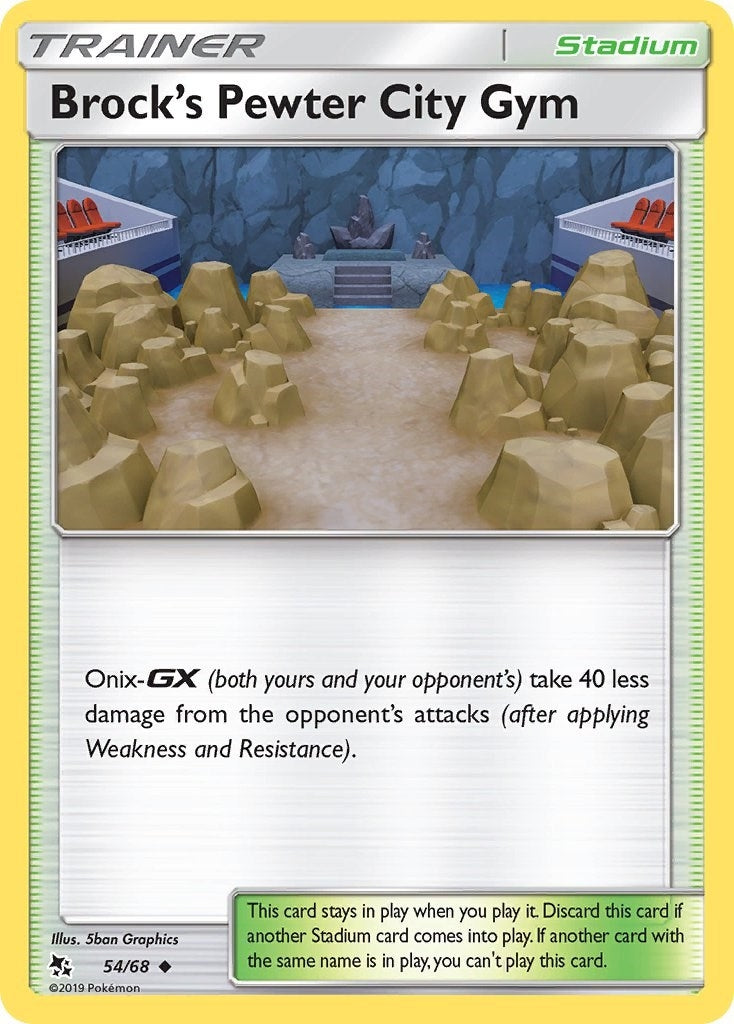 Image for Brock's Pewter City Gym (54/68) (HIF) - Pokemon