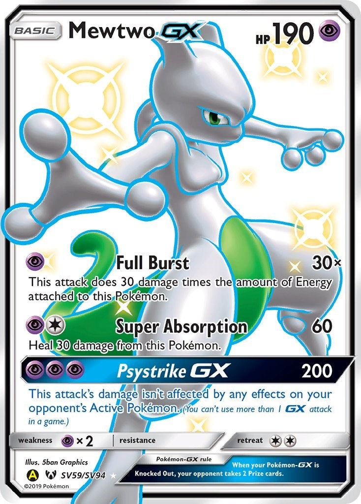 Image for Mewtwo GX (SV59/SV94) (HIF:SV) - Pokemon