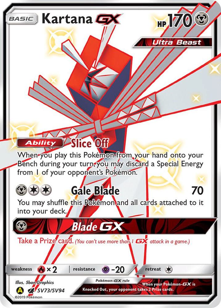 Image for Kartana GX (SV73/SV94) (HIF:SV) - Pokemon