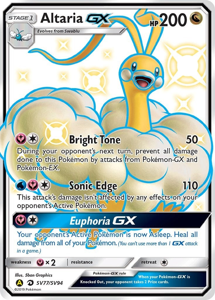Image for Altaria GX (SV77/SV94) (HIF:SV) - Pokemon