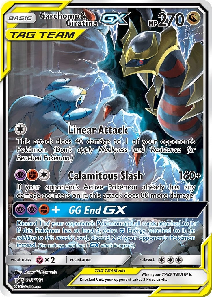 Image for Garchomp & Giratina GX - SM193 (SM193) (SMP) - Pokemon