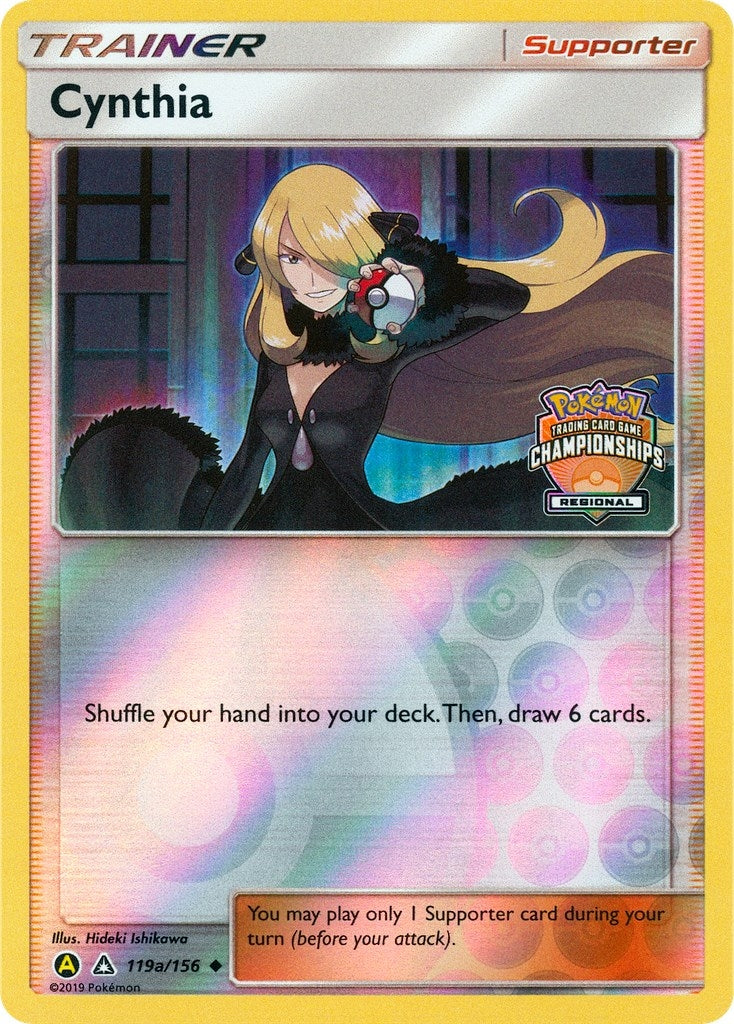 Image for Cynthia - 119a/156 (Regional Championships) (119a/156) (PR) - Pokemon