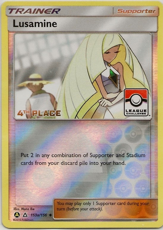 Image for Lusamine - 153a/156 (League Challenge) [4th Place] (153a/156) (PR) - Pokemon