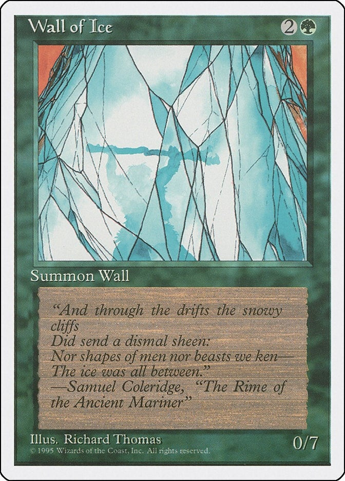 Image for Wall of Ice - Magic: The Gathering