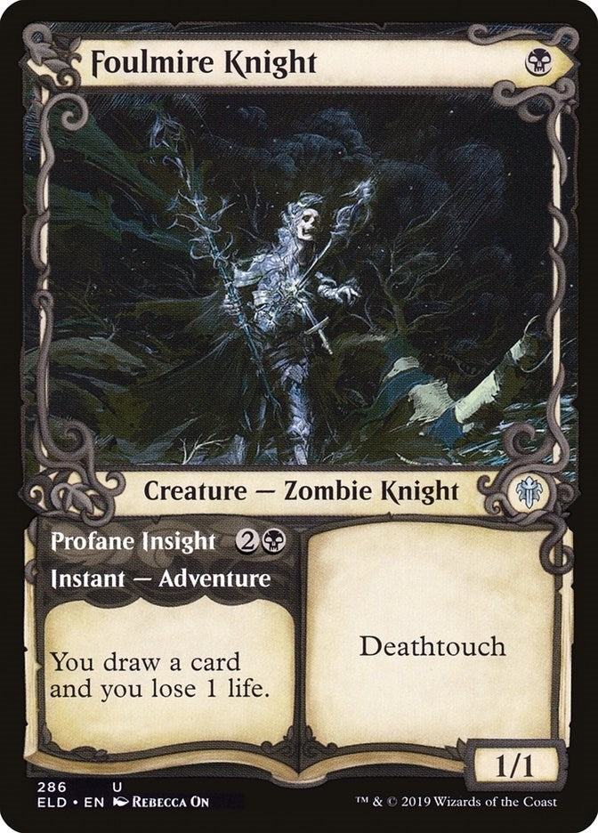 Image for Foulmire Knight (Showcase) (286) (ELD) - Magic: The Gathering
