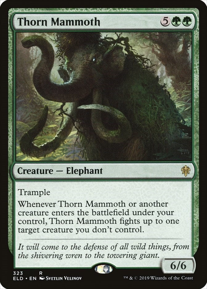 Image for Thorn Mammoth (323) - Magic: The Gathering