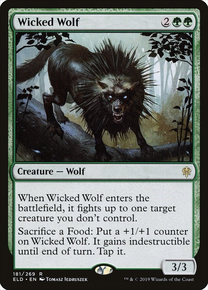 Image for Wicked Wolf (181) - Magic: The Gathering