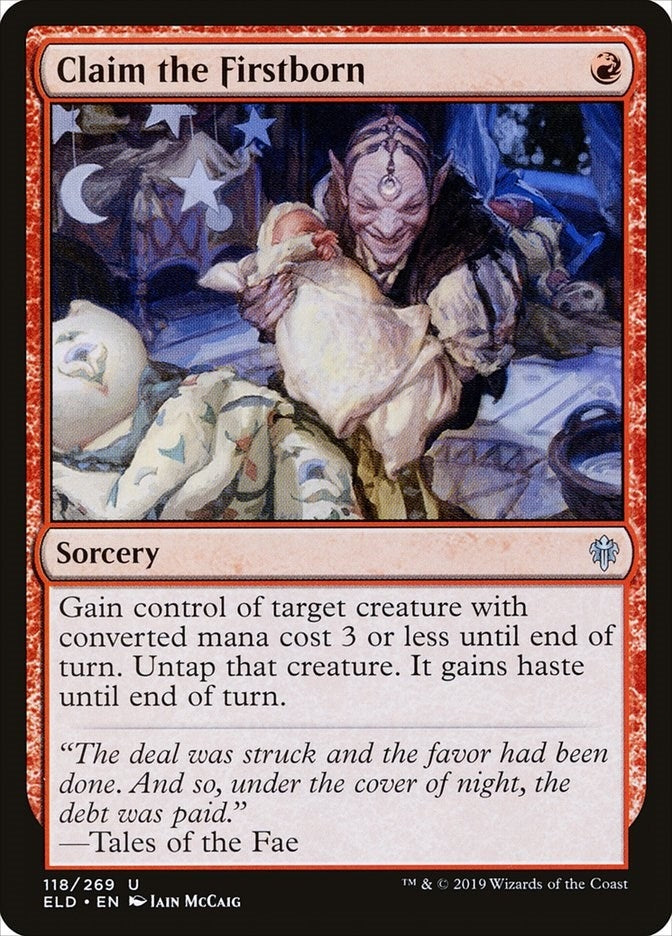 Image for Claim the Firstborn (118) - Magic: The Gathering