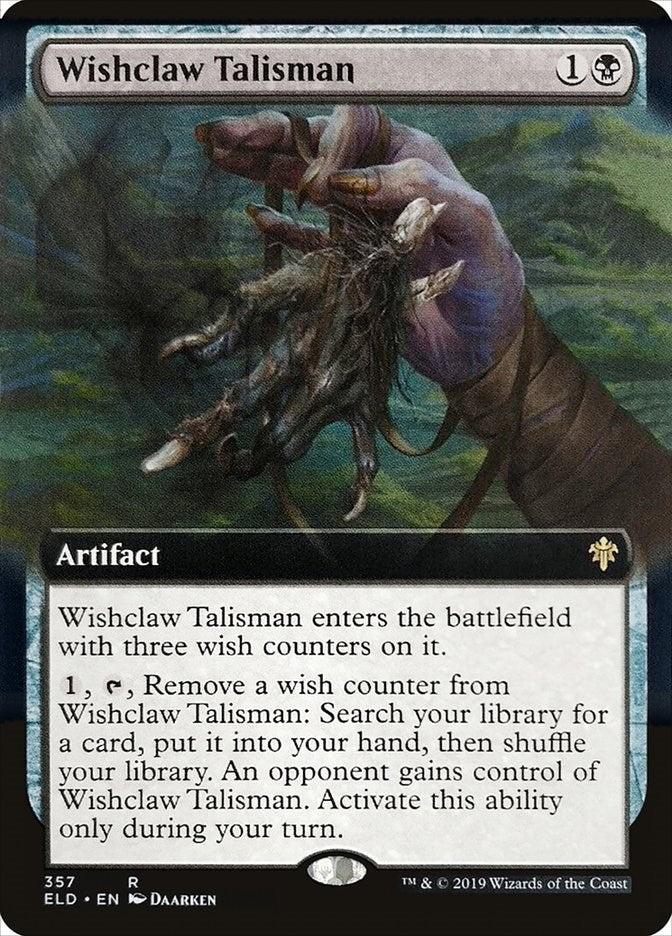 Image for Wishclaw Talisman (Extended Art) (357) - Magic: The Gathering