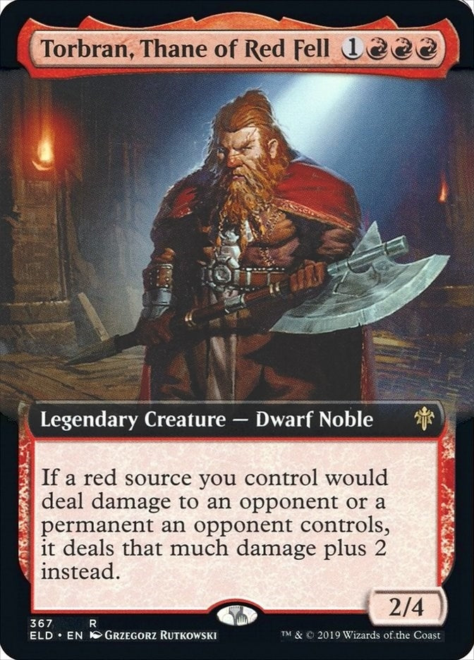 Image for Torbran, Thane of Red Fell (Extended Art) (367) - Magic: The Gathering