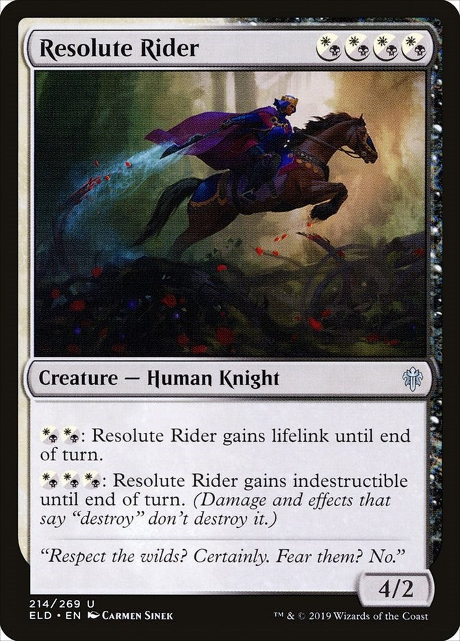 Image for Resolute Rider (214) - Magic: The Gathering