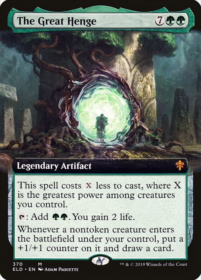 Image for The Great Henge (Extended Art) (370) - Magic: The Gathering