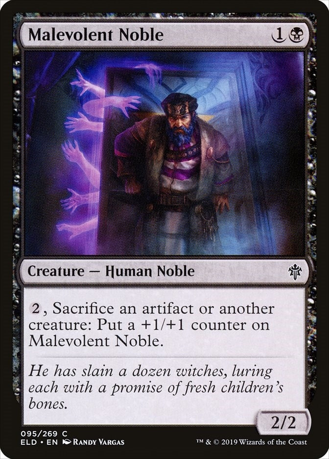 Image for Malevolent Noble (95) - Magic: The Gathering