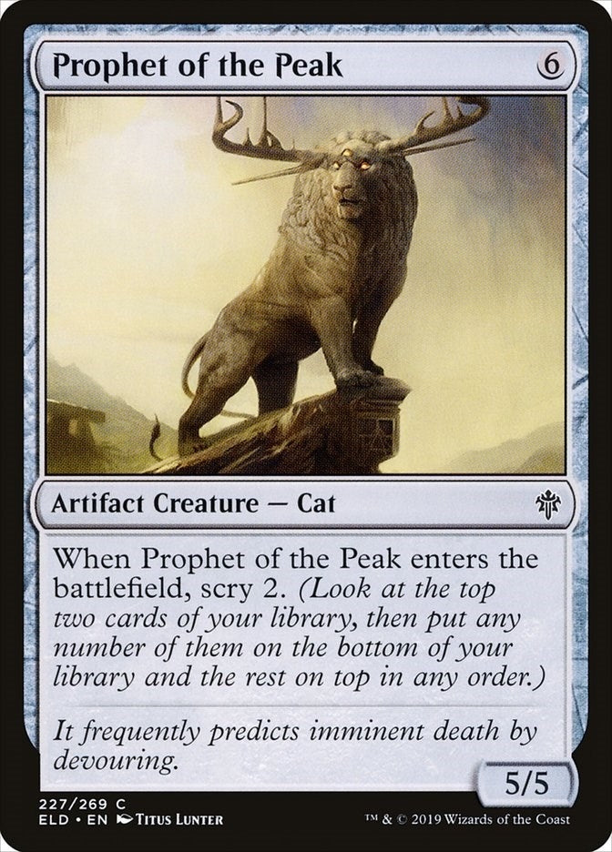 Image for Prophet of the Peak (227) - Magic: The Gathering
