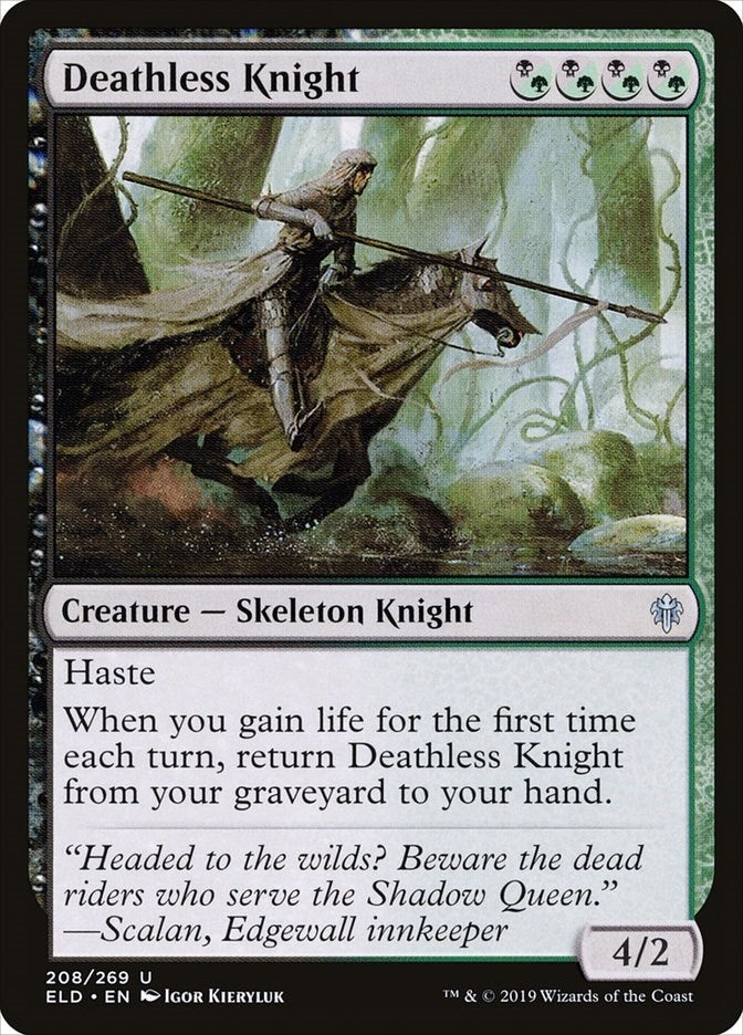 Image for Deathless Knight (208) - Magic: The Gathering