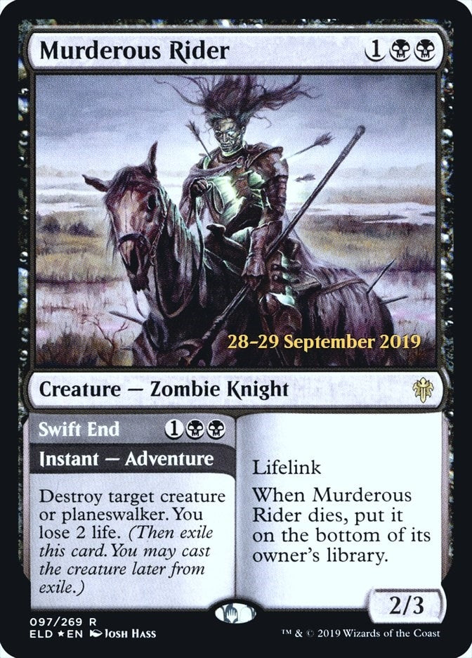 Image for Murderous Rider (97) - Magic: The Gathering