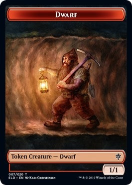Image for Dwarf // Food (017) Double-Sided Token (7 // 17) - Magic: The Gathering