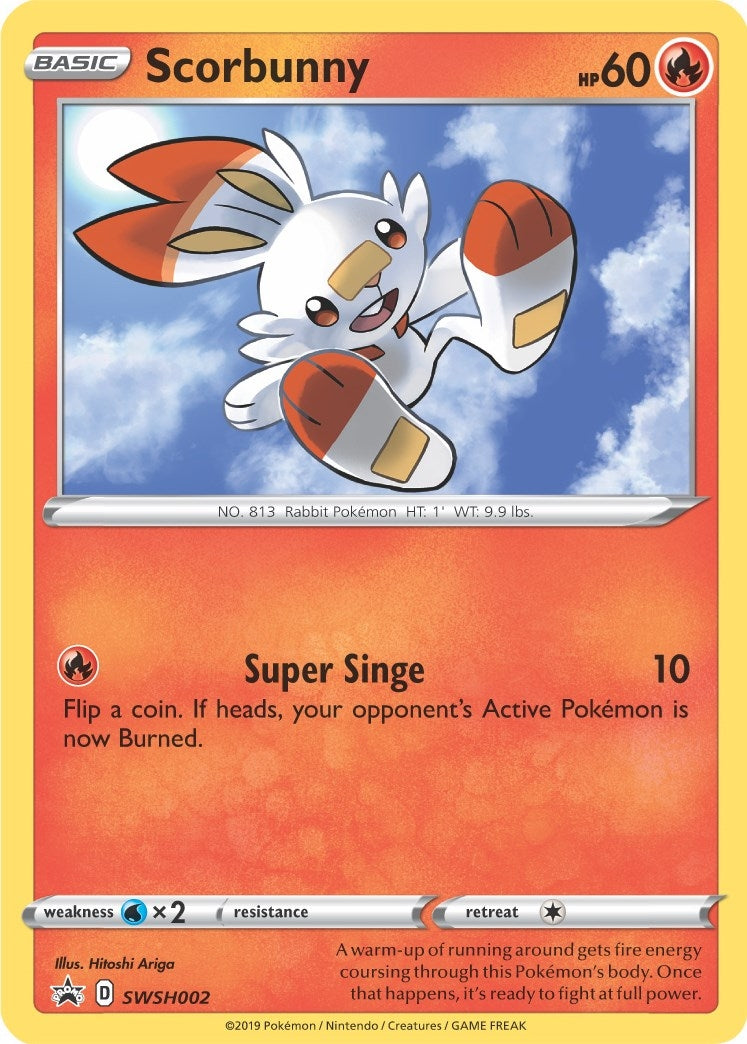 Image for Scorbunny - SWSH002 (SWSH002) (SWSD) - Pokemon