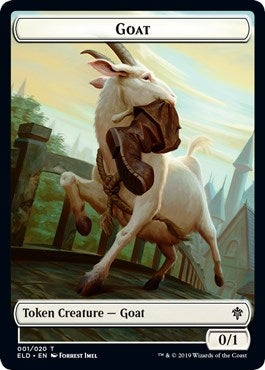 Image for Goat // Food (015) Double-Sided Token (1 // 15) - Magic: The Gathering