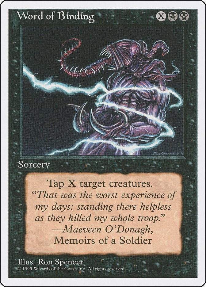 Image for Word of Binding - Magic: The Gathering