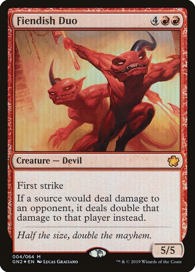 Image for Fiendish Duo (4) - Magic: The Gathering
