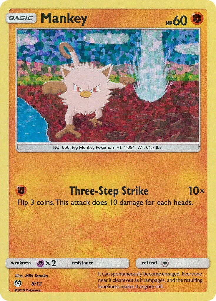 Image for Mankey (008/012) (M19) - Pokemon
