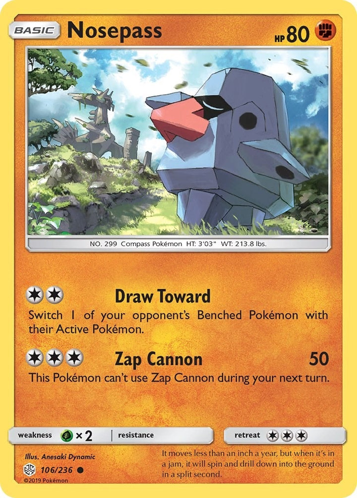 Image for Nosepass (106/236) (SM12) - Pokemon