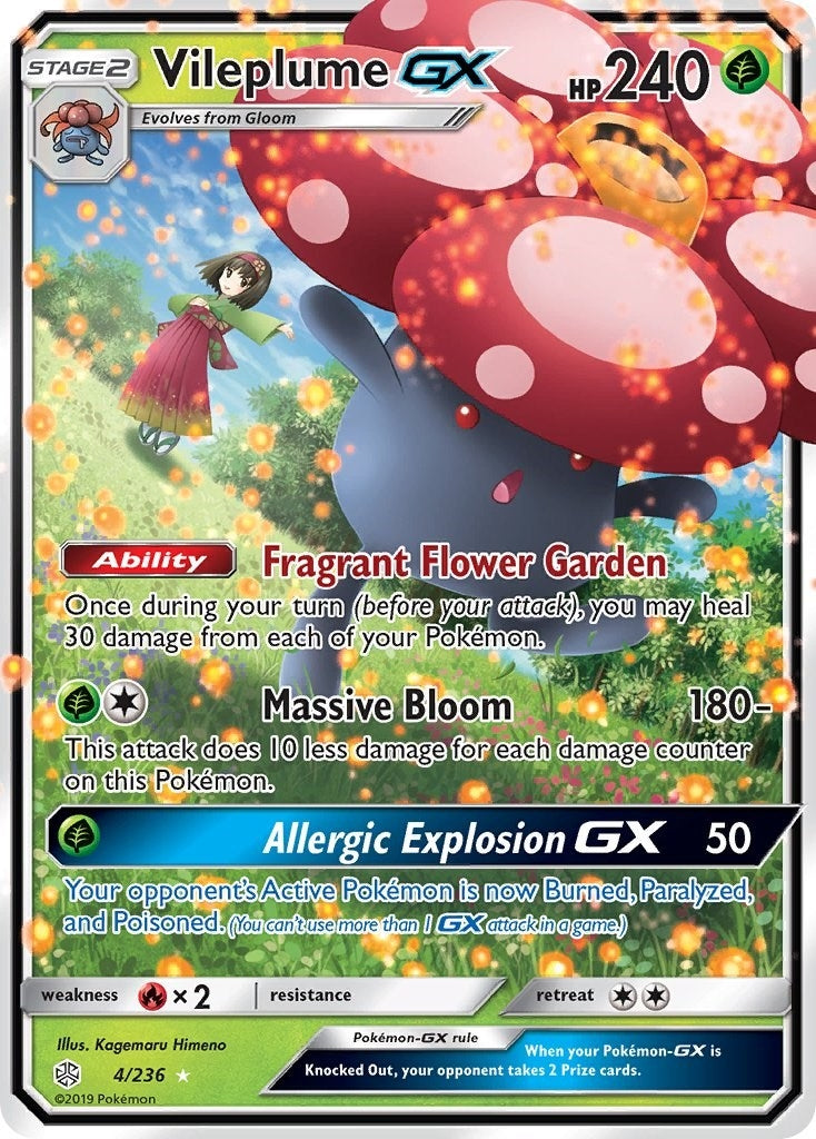 Image for Vileplume GX (4/236) (SM12) - Pokemon