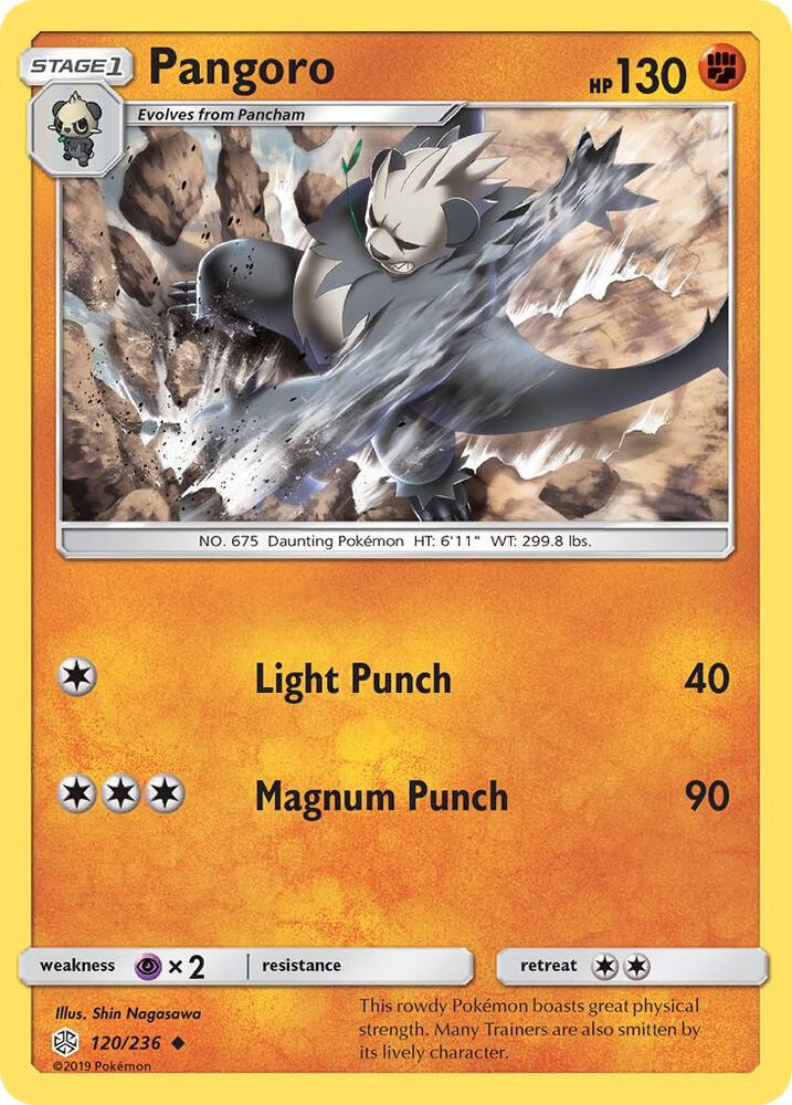 Image for Pangoro (120/236) (SM12) - Pokemon
