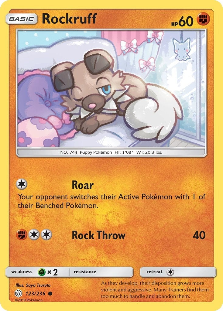 Image for Rockruff (123/236) (SM12) - Pokemon